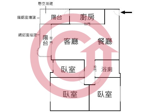 格局圖