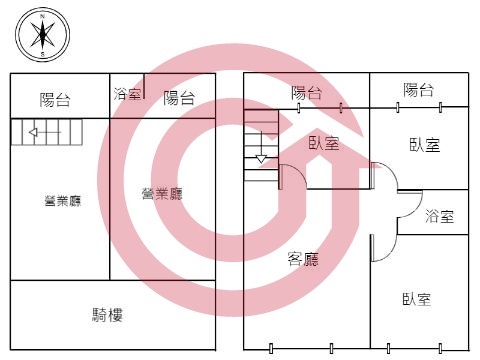 格局圖