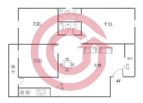 格局圖