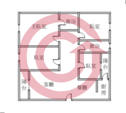 格局圖