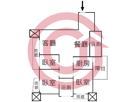 格局圖