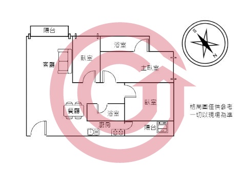 格局圖