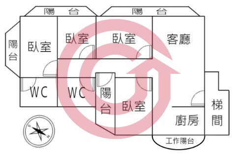 格局圖