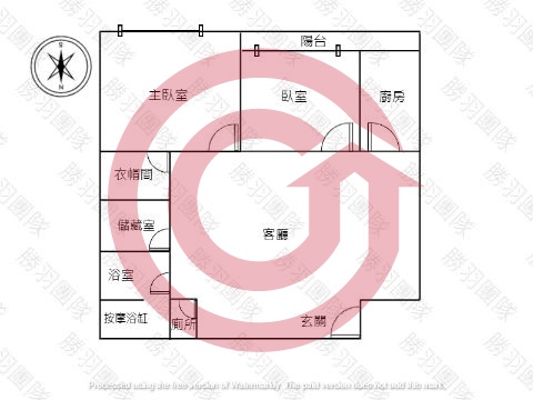 格局圖