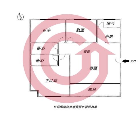 格局圖