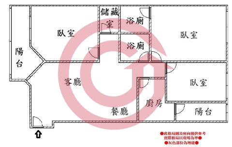 格局圖