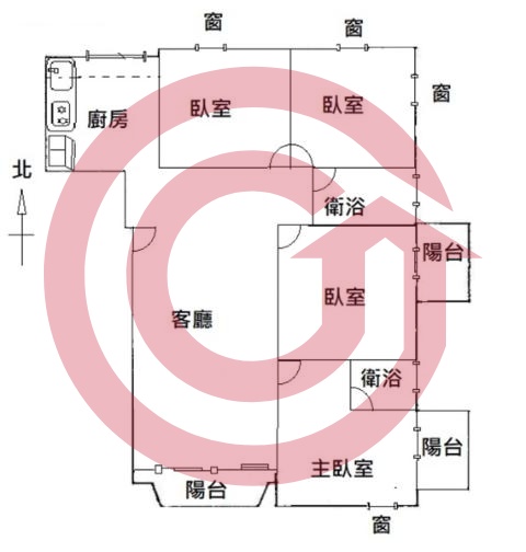 格局圖