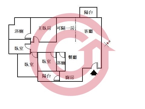 格局圖