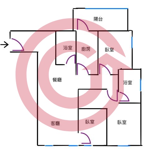 格局圖