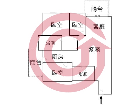 格局圖