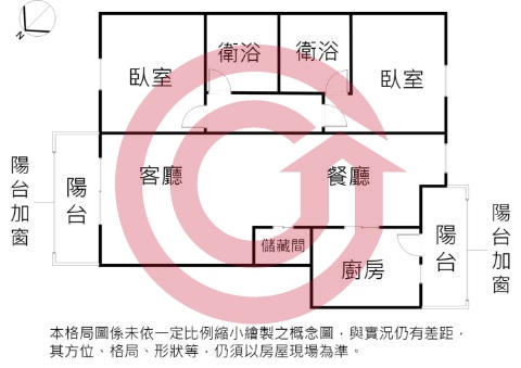 格局圖