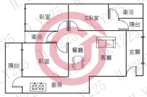 格局圖