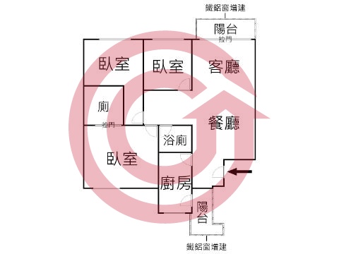 格局圖