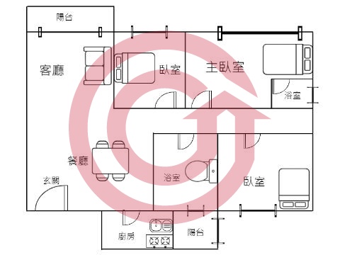 格局圖