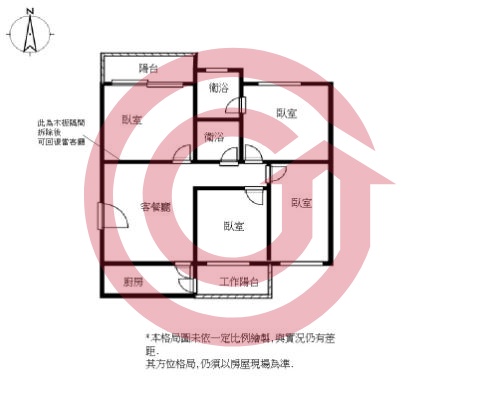 格局圖