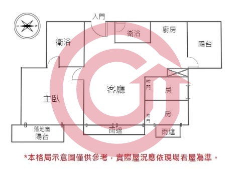 格局圖