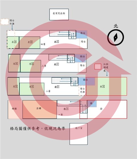 格局圖