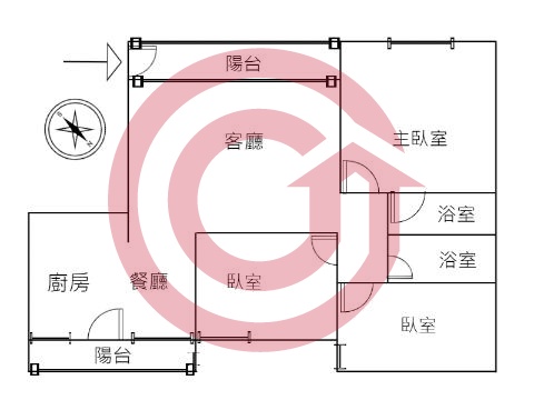 格局圖