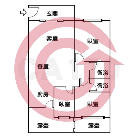 格局圖