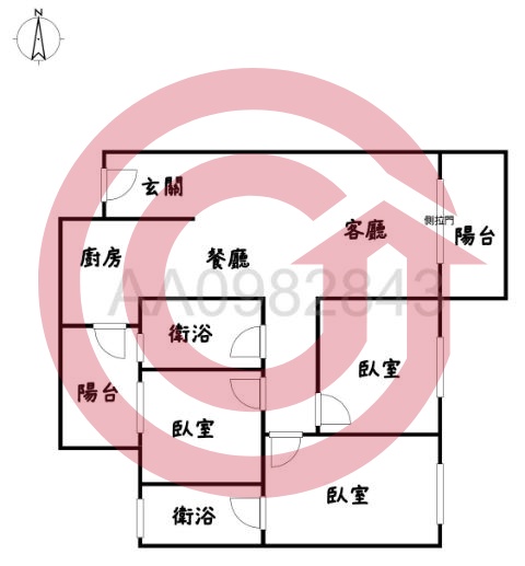 格局圖