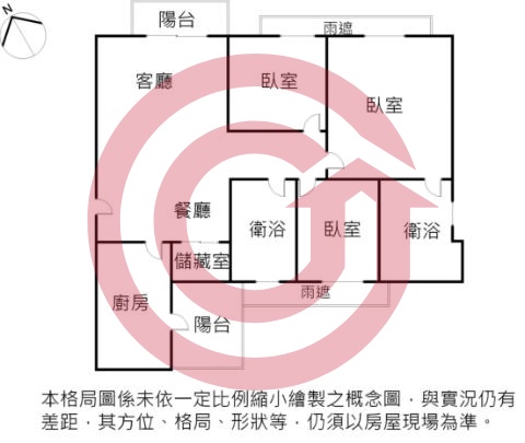 格局圖