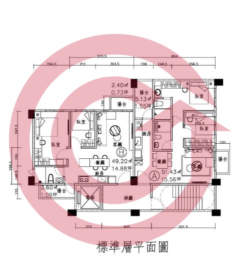 格局圖