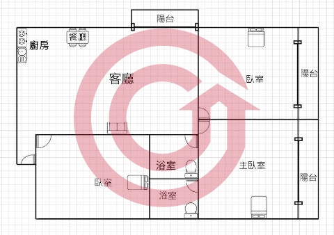 格局圖