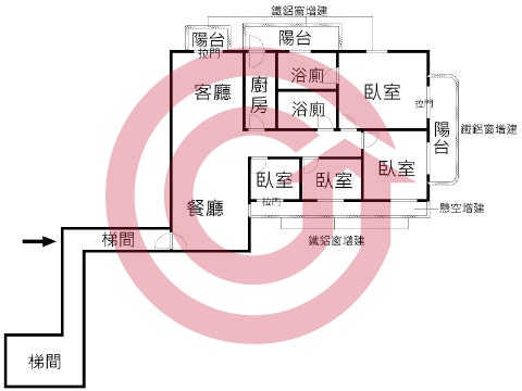 格局圖