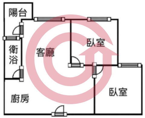 格局圖