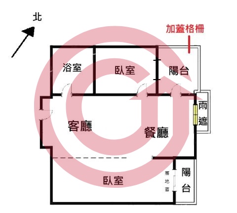 格局圖