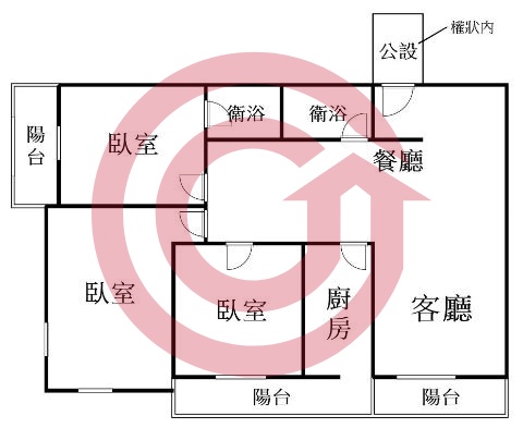 格局圖