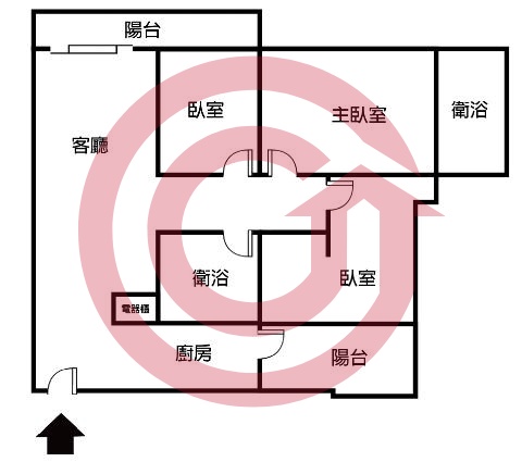 格局圖