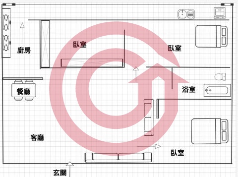 格局圖