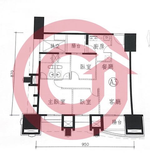 格局圖