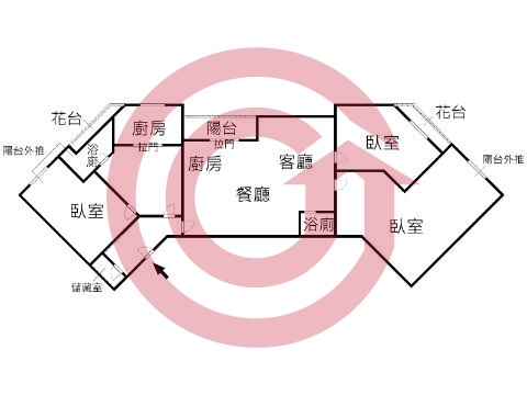 格局圖