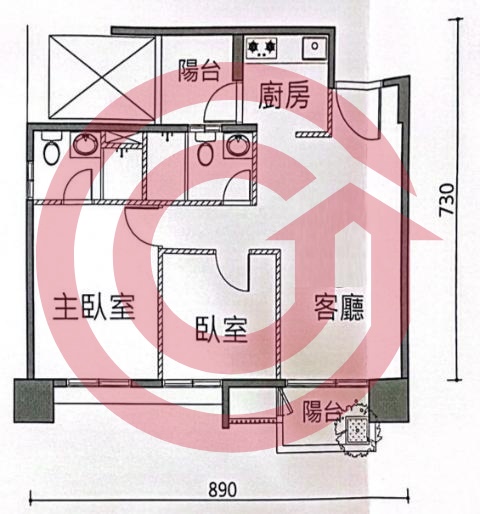 格局圖