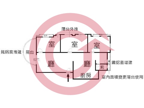 格局圖