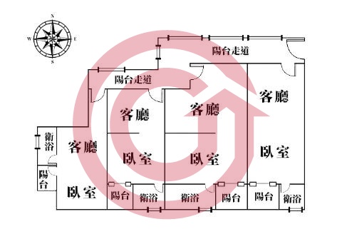 格局圖