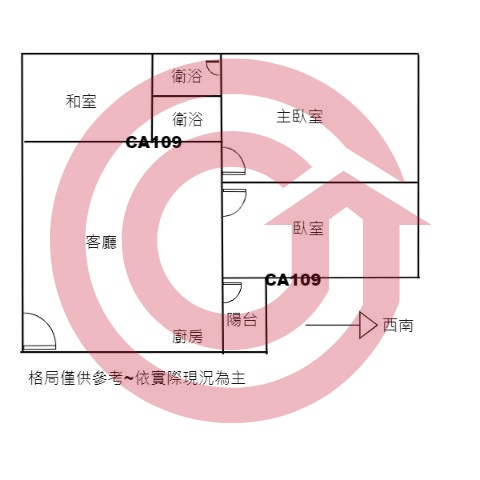 格局圖