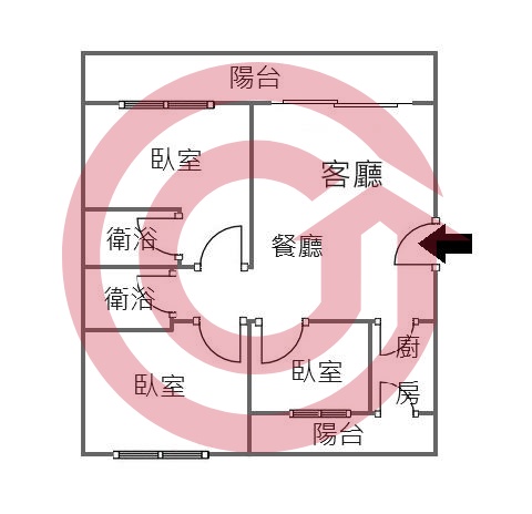 格局圖