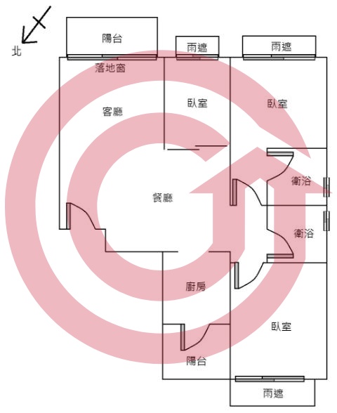 格局圖