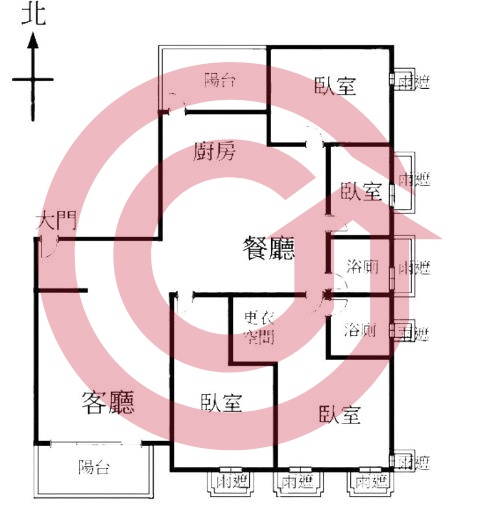 格局圖