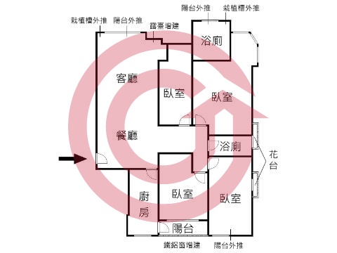 格局圖