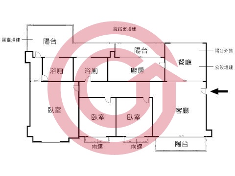 格局圖