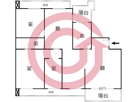 格局圖