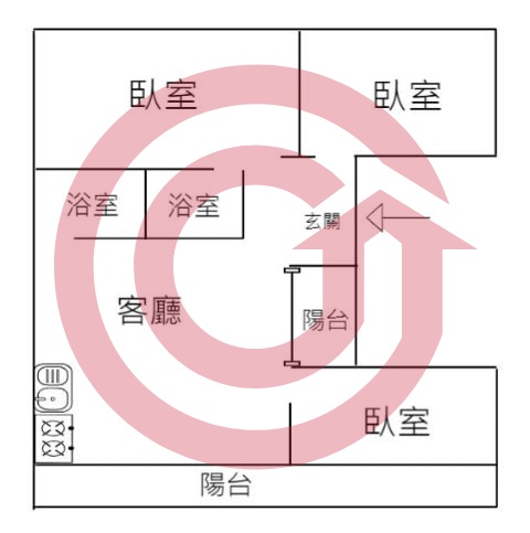 格局圖