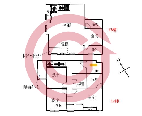 格局圖