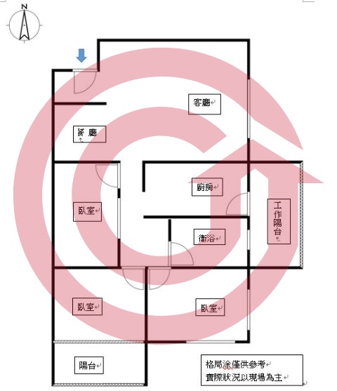 格局圖