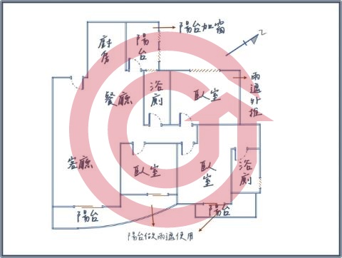 格局圖