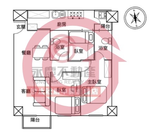 格局圖